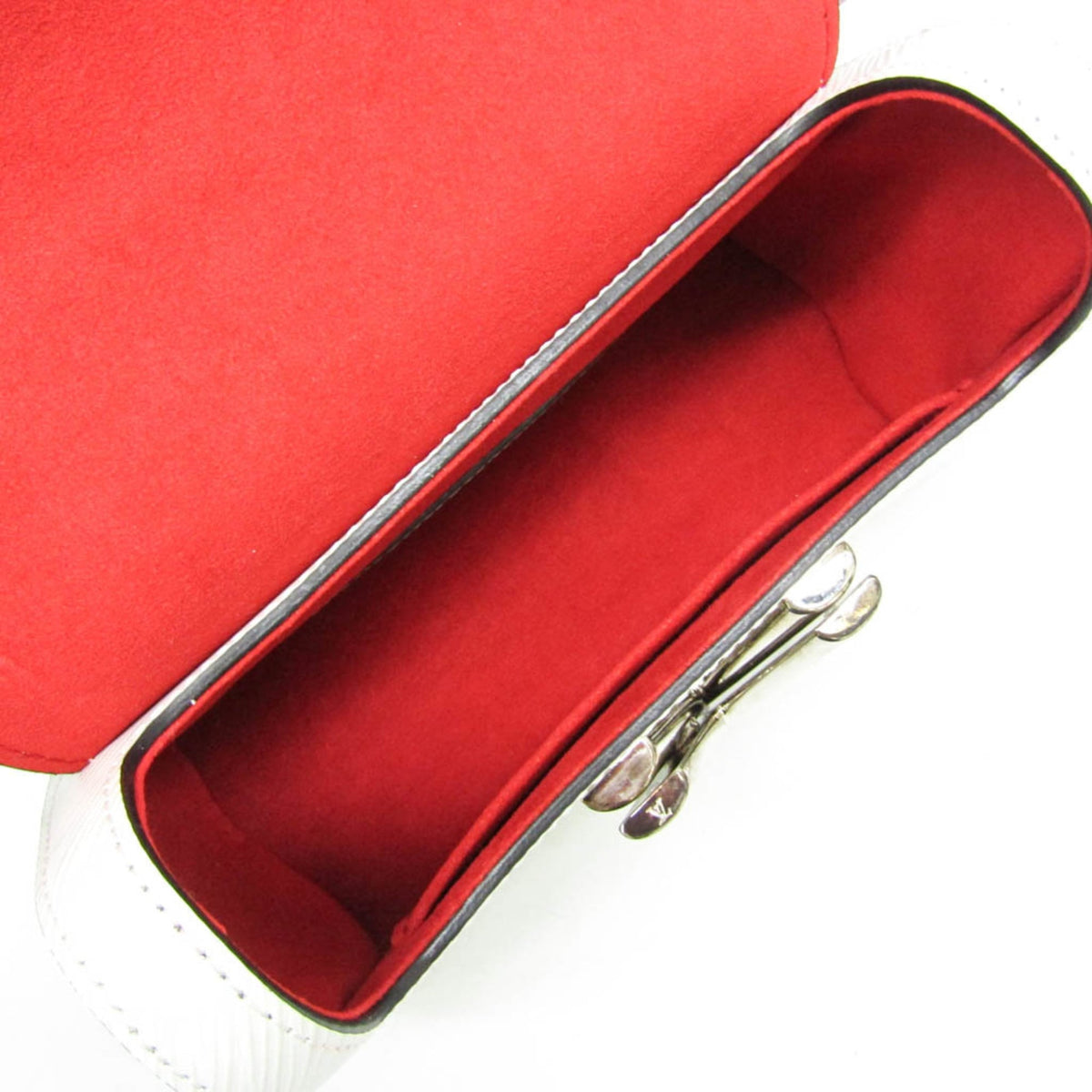 Louis Vuitton Twist Epi Leather, White, Leather, Handbag