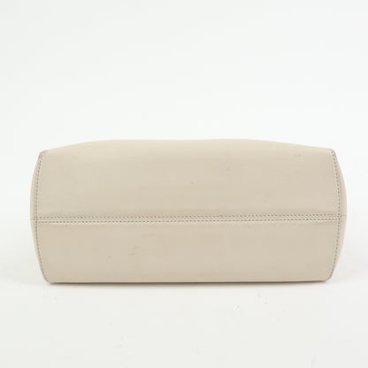 Fendi Selleria By The Way Satchel Leather, Neutral, Leather, Handbag