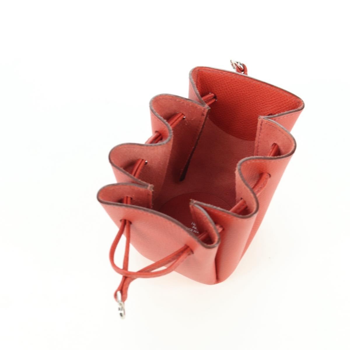Hermes Vespa Leather, Red, Leather, Clutch