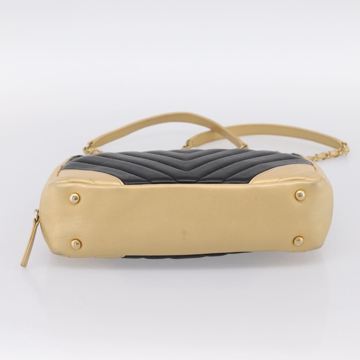 Chanel Camera Chevron Lambskin, Beige, Leather, Shoulder Bag