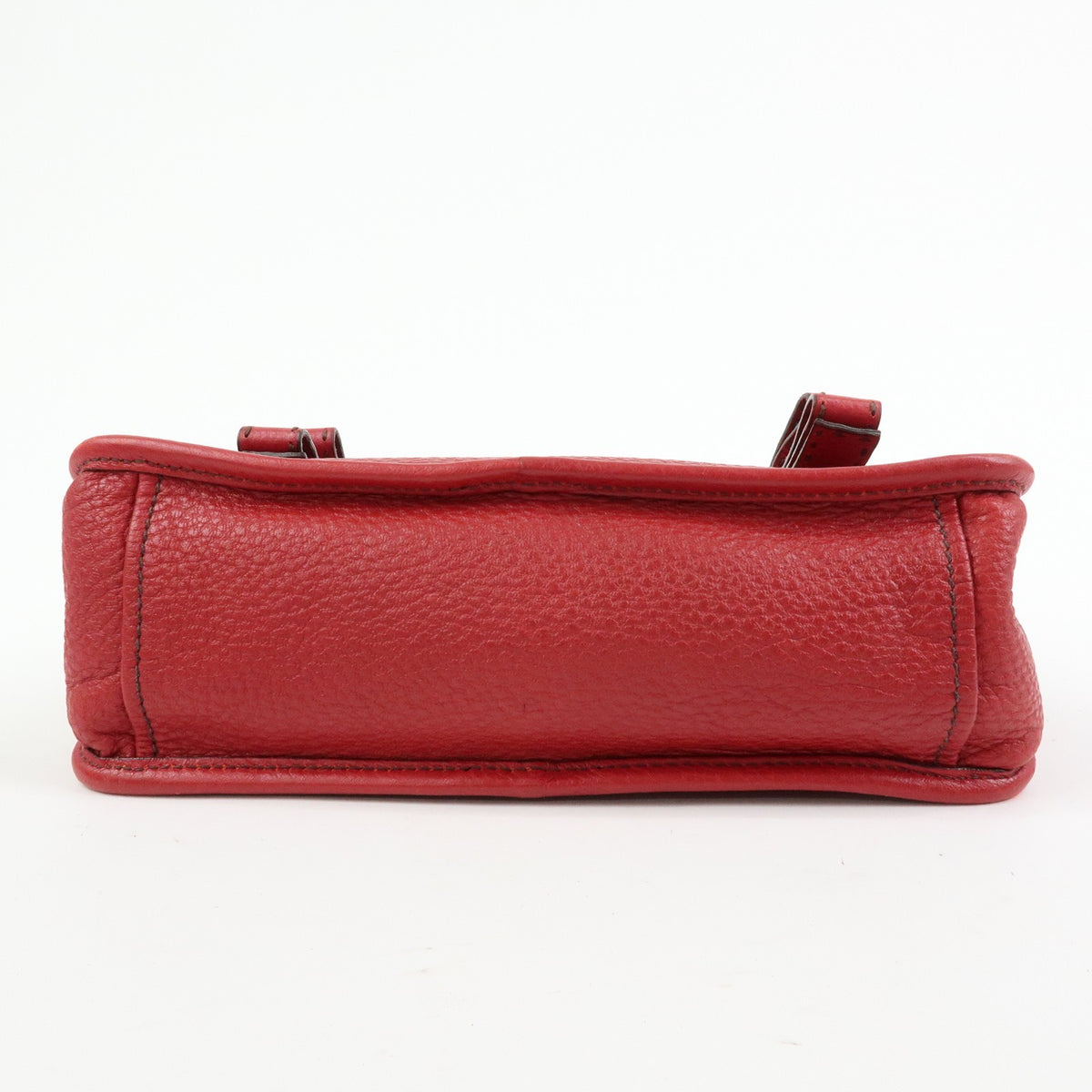 Prada Shoulder Leather, Red, Leather, Shoulder Bag