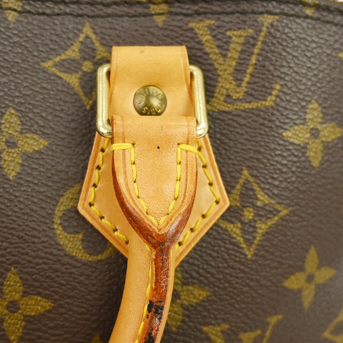 Louis Vuitton Alma Monogram, Brown, Canvas, Handbag