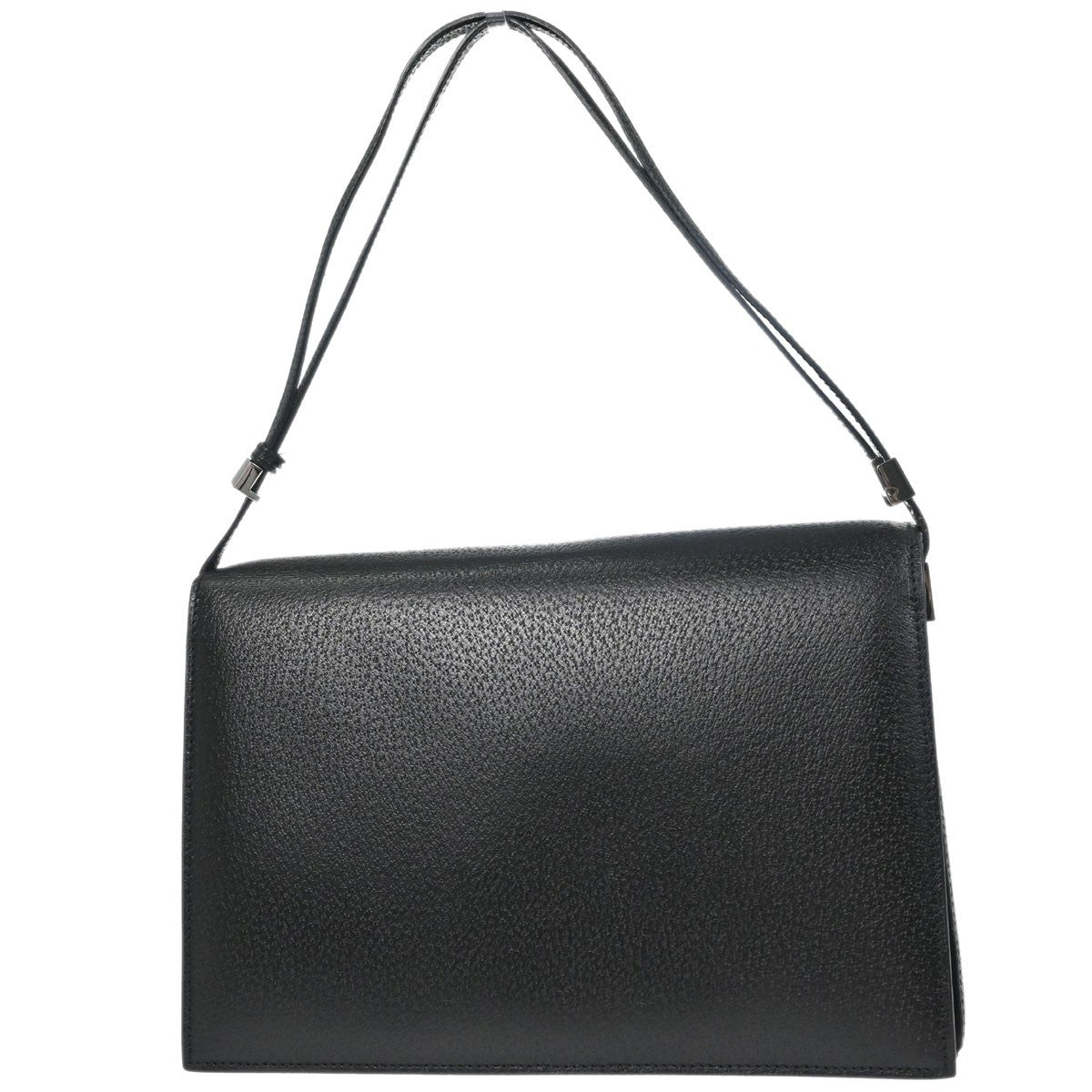 Gucci Vintage Leather, Black, Leather, Shoulder Bag