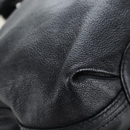 Chloe Elsie Convertible Satchel Leather, Black, Leather, Handbag