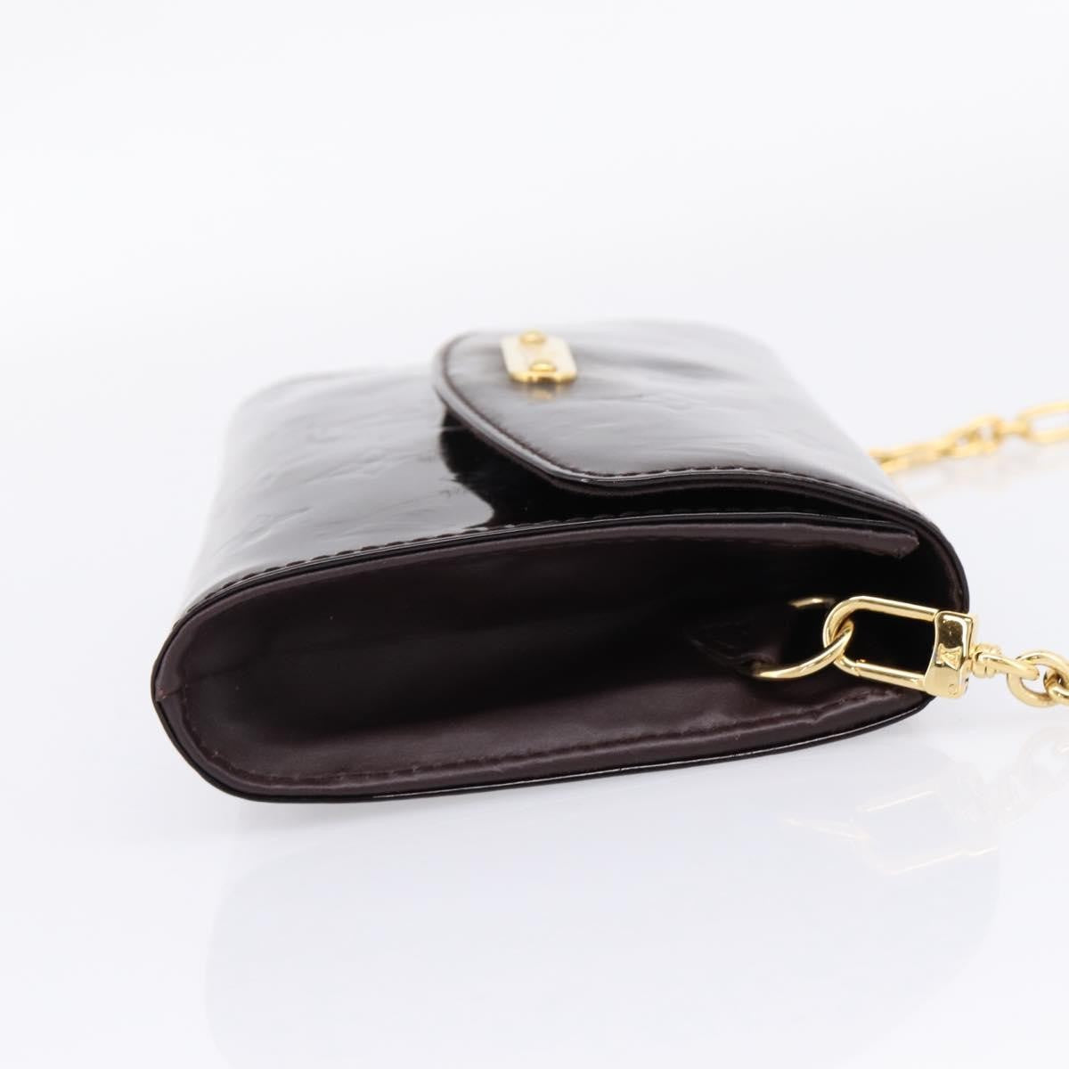 Louis Vuitton Bel Air Pochette Monogram Vernis, Burgundy, Patent Leather, Clutch