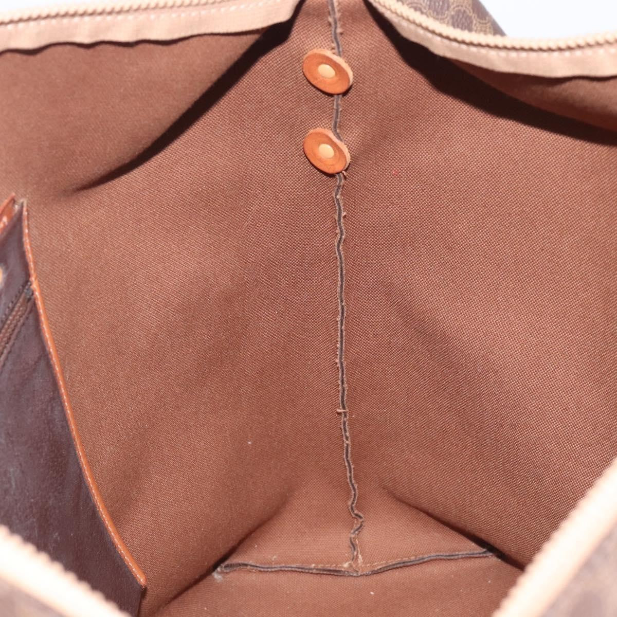 Celine Macadam Canvas and Leather, Brown, Canvas, Tote Bag