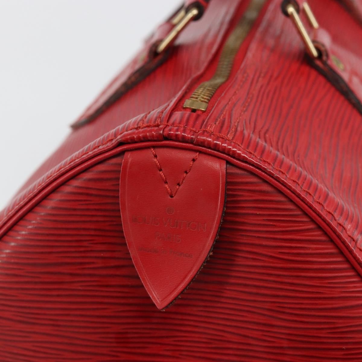 Louis Vuitton Speedy Epi Leather, Red, Leather, Handbag