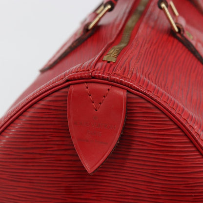 Louis Vuitton Speedy Epi Leather, Red, Leather, Handbag