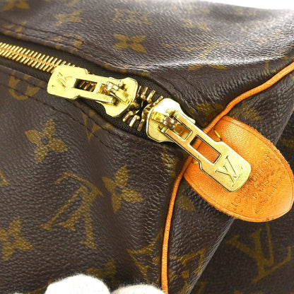 Louis Vuitton Keepall Monogram, Brown, Canvas, Travel Bag