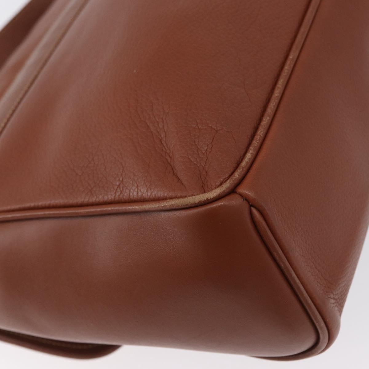 Gucci Vintage Leather, Brown, Leather, Handbag