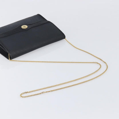 Christian Dior Vintage Honeycomb chain Canvas, Black, Canvas, Shoulder Bag