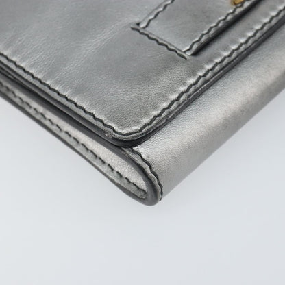 Christian Dior J'Adior Croisiere Chain Leather, Silver, Leather, Clutch