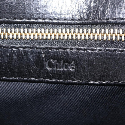 Chloe Ethel Leather, Black, Leather, Handbag