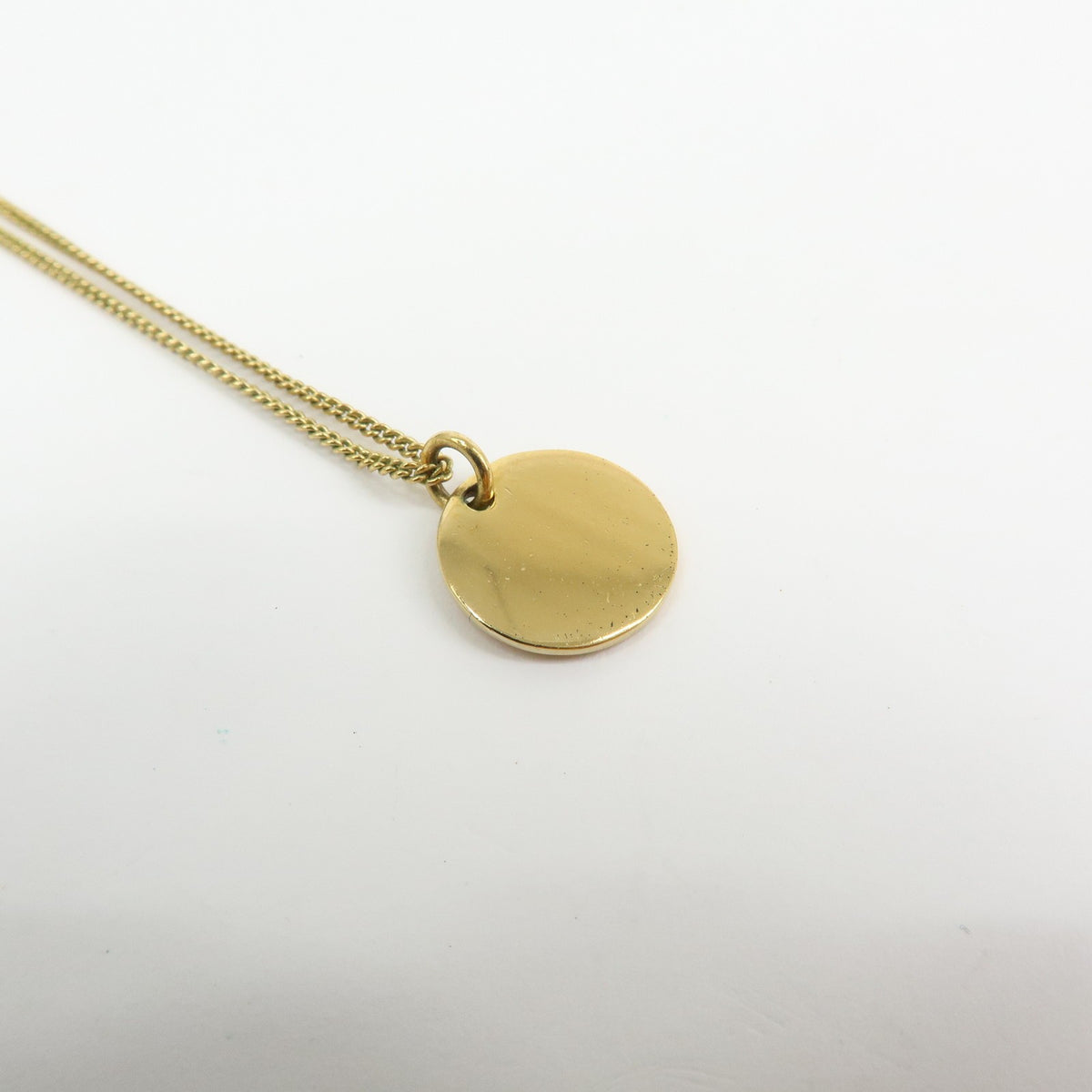 Christian Dior Vintage Logo Pendant Metal, Gold, Gold Plated, Necklace