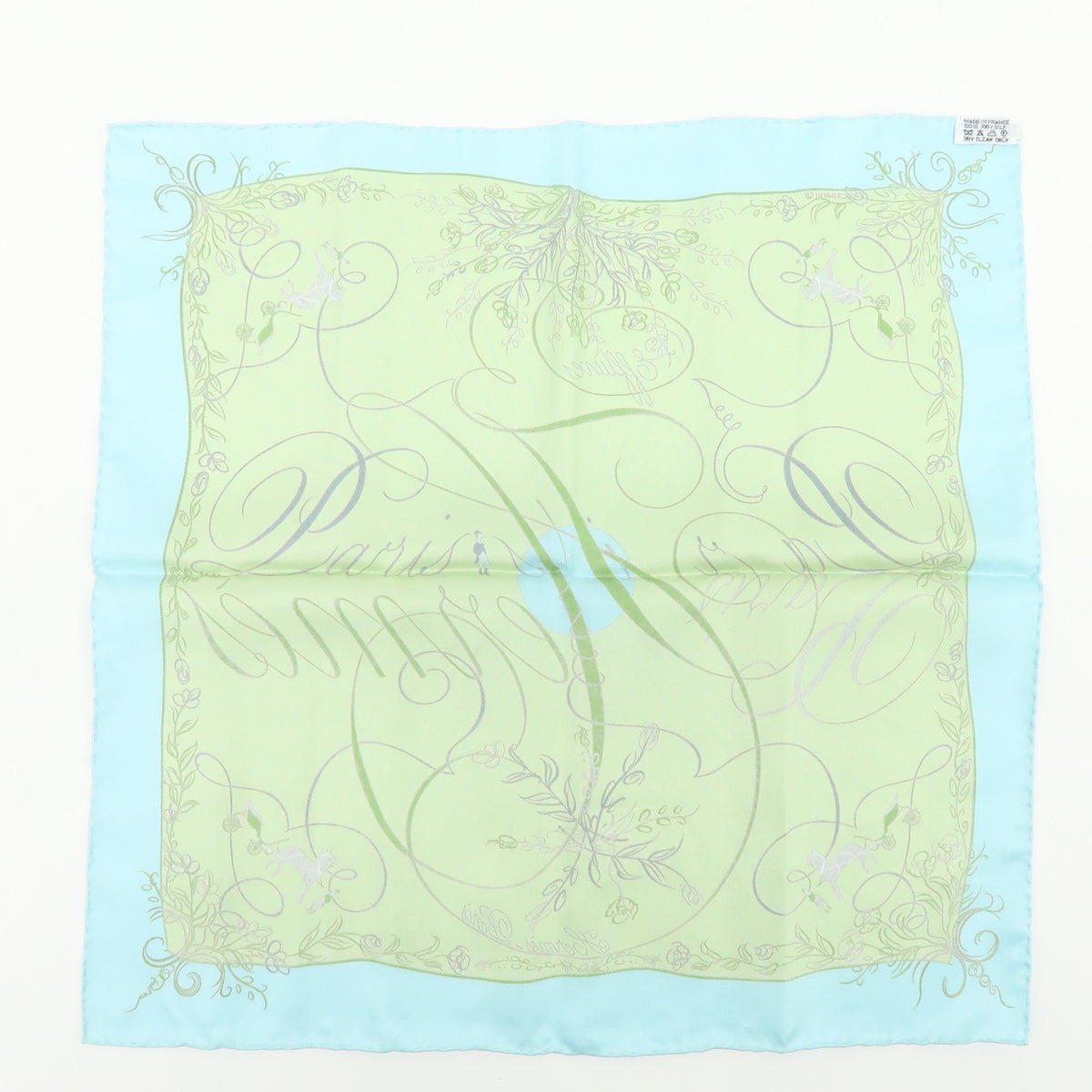 Hermes Carré 45 Les Capucines 100% Silk, Multicolour, Silk, Scarf