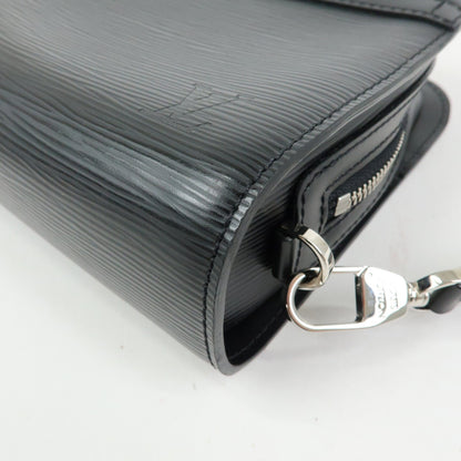 Louis Vuitton Hoche Clutch Epi Leather, Black, Leather, Clutch