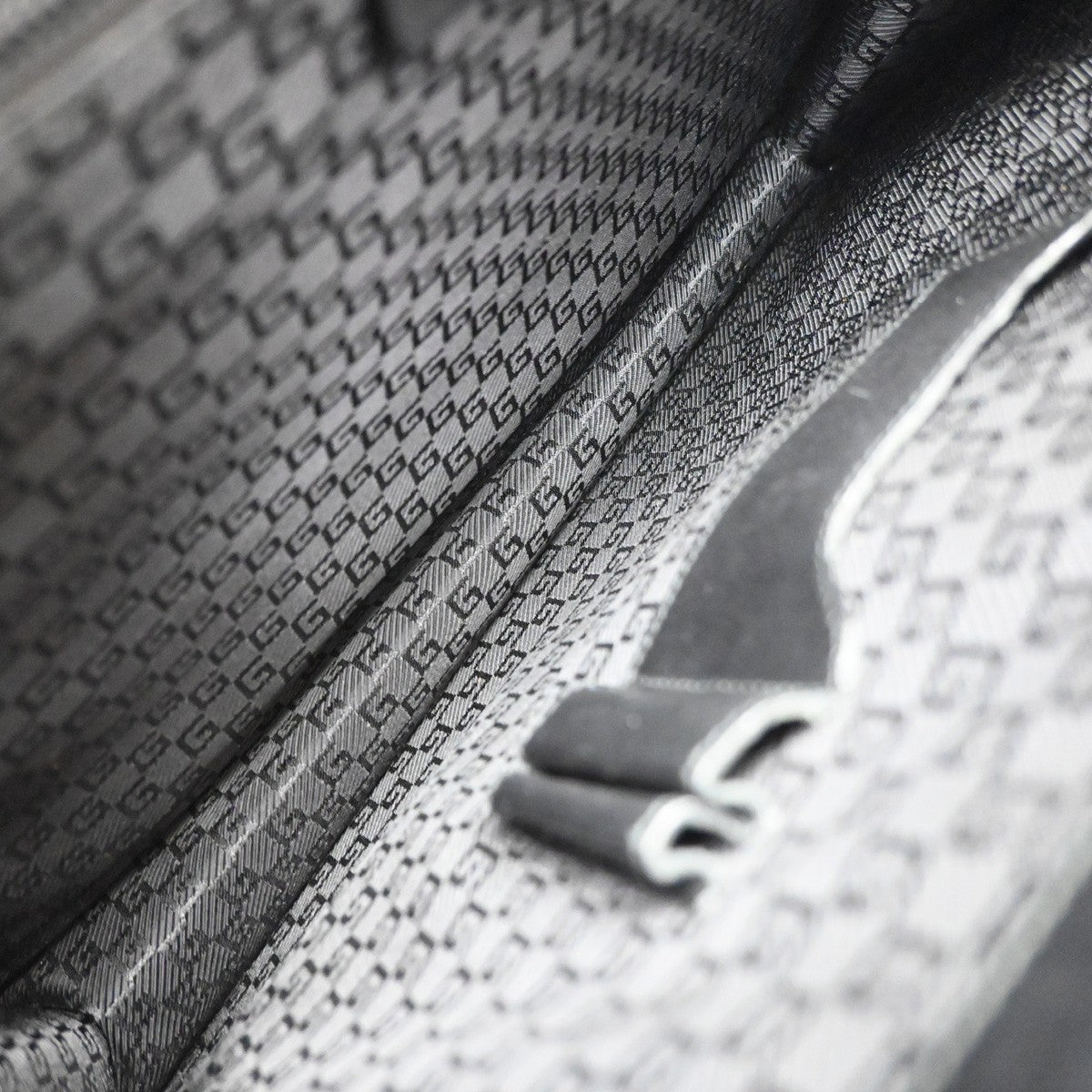 Gucci Briefcase Canvas, Black, Canvas, Briefcase