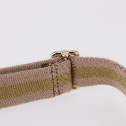 Gucci Web Strap Messenger GG Coated Canvas, Beige, Canvas, Handbag