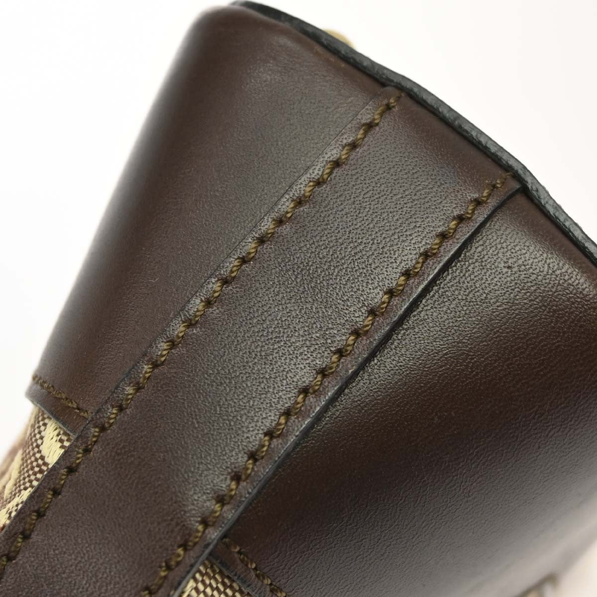 Celine Macadam Canvas, Brown, Canvas, Shoulder Bag
