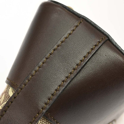 Celine Macadam Canvas, Brown, Canvas, Shoulder Bag
