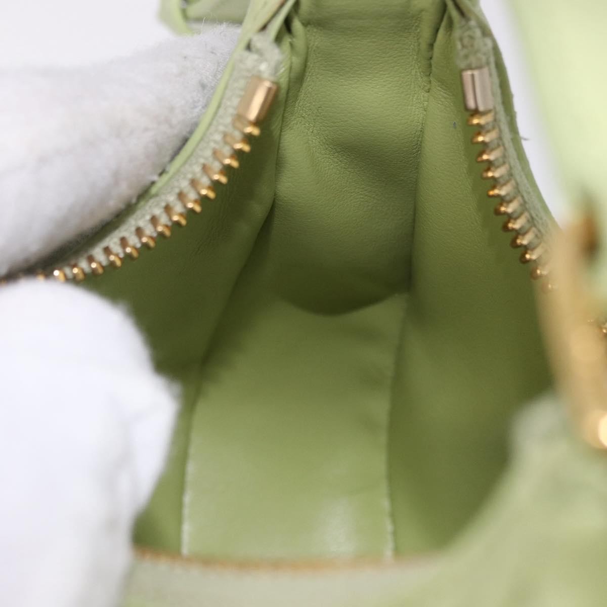 Celine Ava Leather, Green, Leather, Handbag