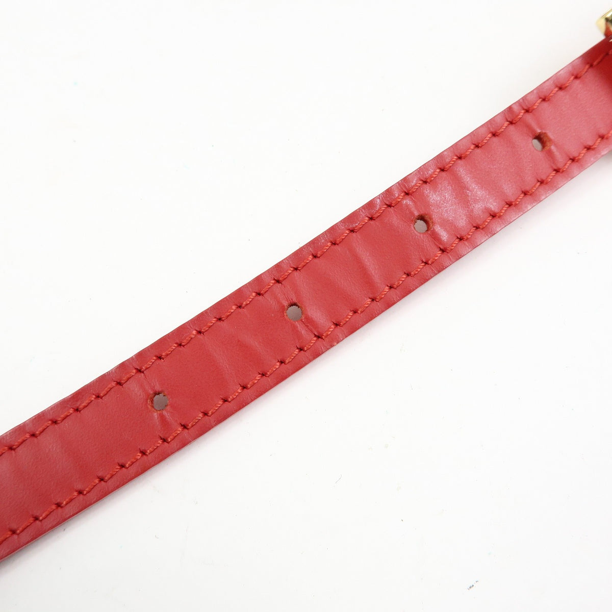 Louis Vuitton Dhanura Epi Leather, Red, Leather, Handbag