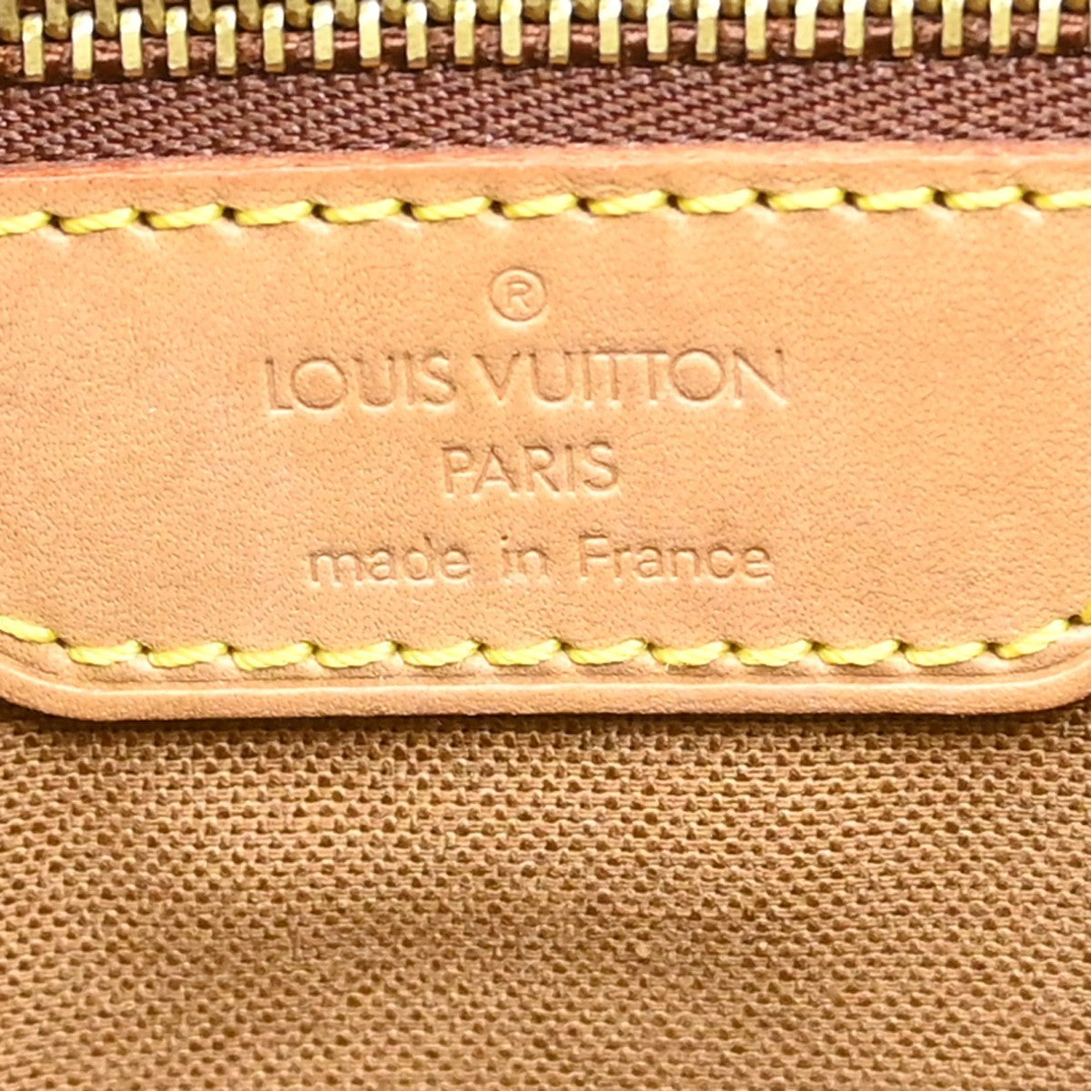 Louis Vuitton Cabas Mezzo Monogram Canvas, Brown, Canvas, Tote Bag