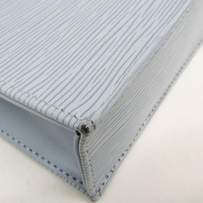 Louis Vuitton Petit Sac Plat Epi Leather, Blue, Leather, Handbag