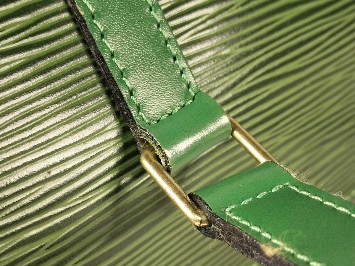Louis Vuitton Soufflot Epi Leather, Green, Leather, Tote Bag
