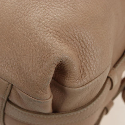 Prada Tote Leather, Beige, Leather, Tote Bag