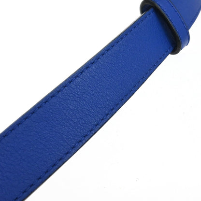 Loewe Hammock Leather, Blue, Leather, Handbag