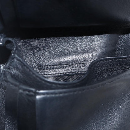 Saint Laurent Classic Monogram YSL Line Zip Around Leather, Black, Leather, Wallet