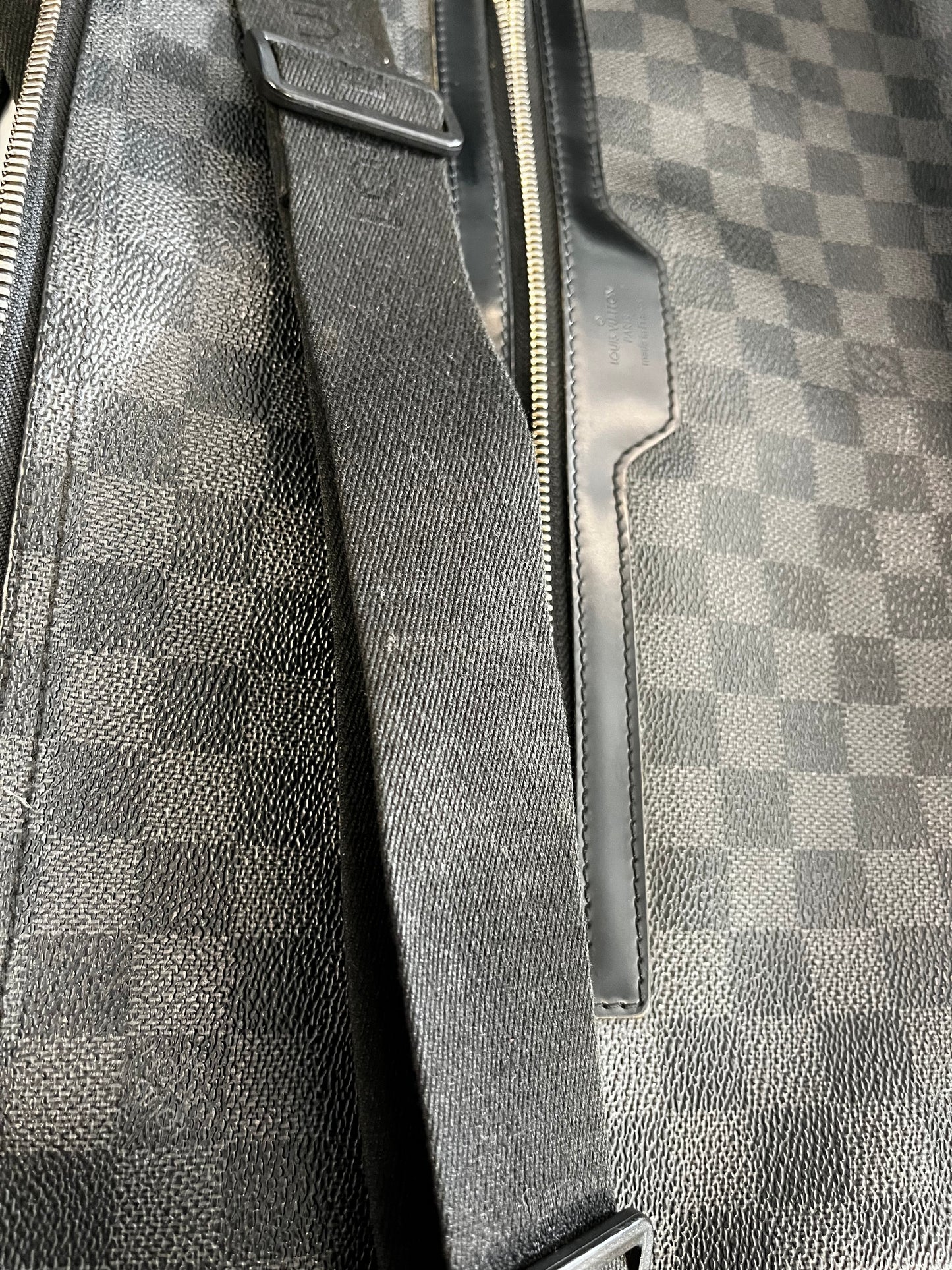 Louis Vuitton Mick Messenger Damier Graphite, Black, Canvas, Shoulder Bag