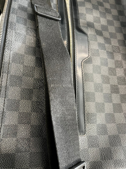 Louis Vuitton Mick Messenger Damier Graphite, Black, Canvas, Shoulder Bag
