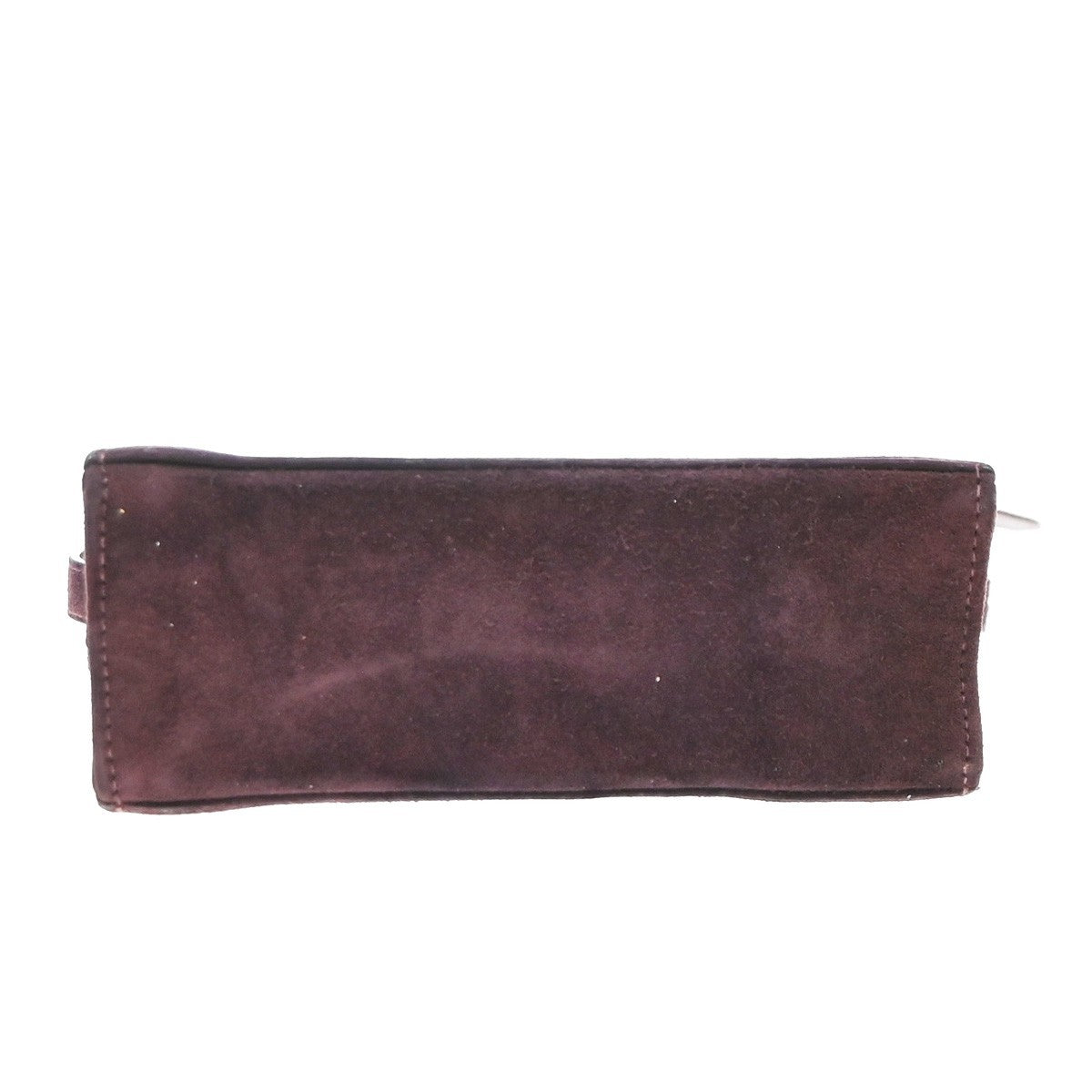 Salvatore Ferragamo Vintage Vara Bow Handle Shoulder Suede, Purple, Suede, Handbag