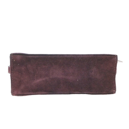 Salvatore Ferragamo Vintage Vara Bow Handle Shoulder Suede, Purple, Suede, Handbag