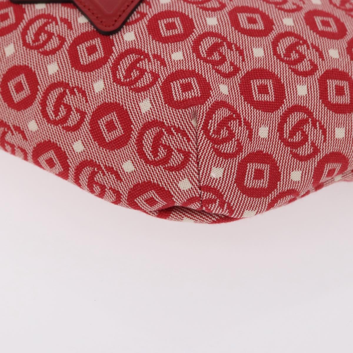 Gucci Children's Belt Printed GG Coated Canvas, Red, Canvas, Handbag