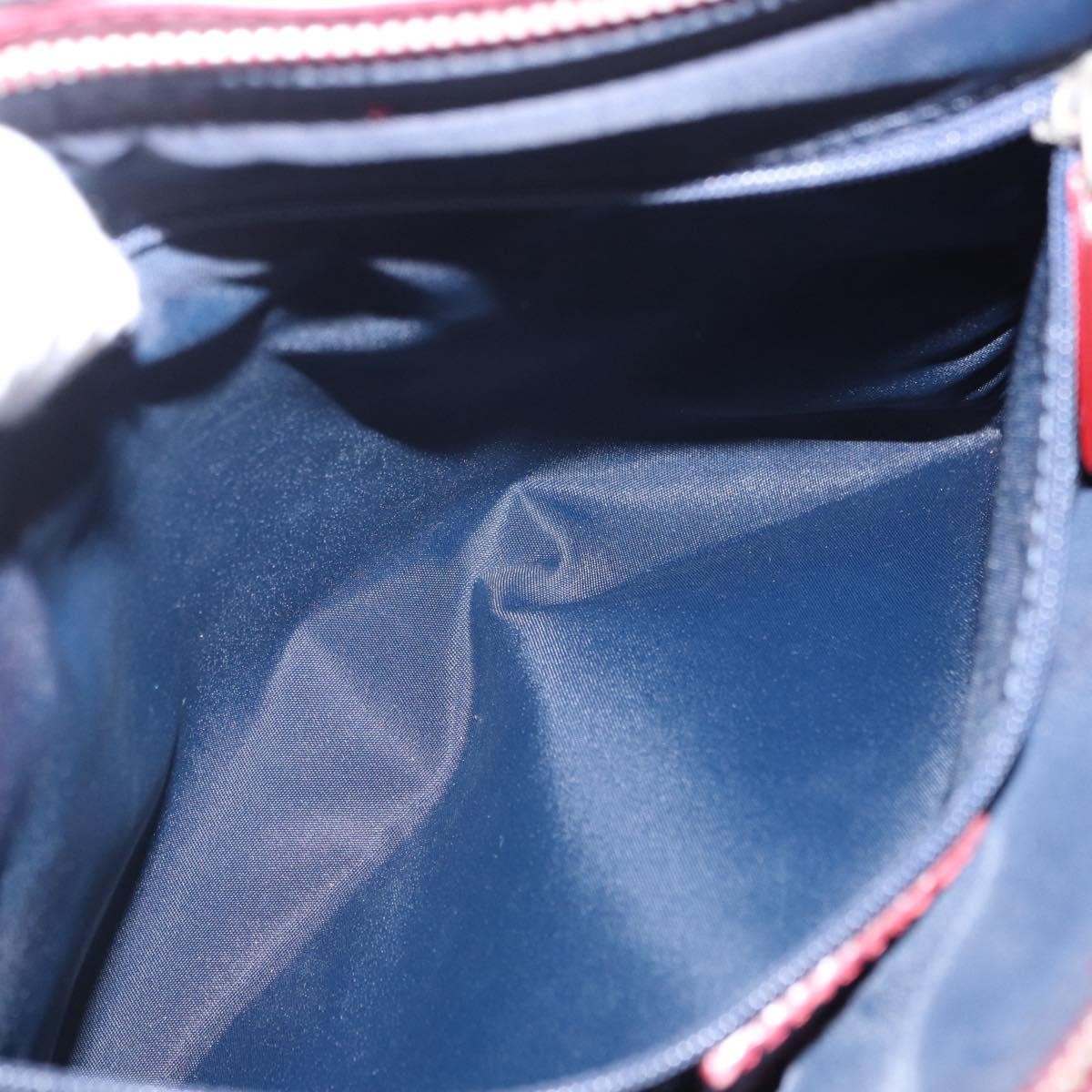 Christian Dior Vintage Trotter Zip Diorissimo Canvas, Navy, Canvas, Tote Bag