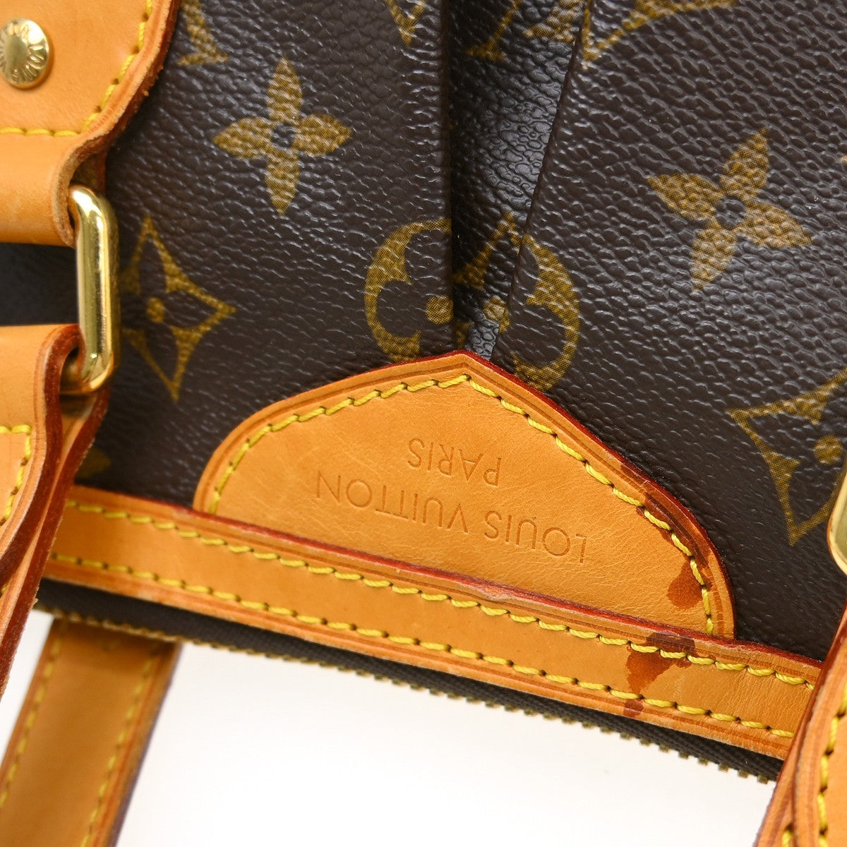 Louis Vuitton Palermo Monogram Canvas, Brown, Canvas, Tote Bag