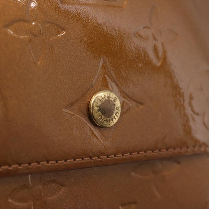 Louis Vuitton Walker Monogram Vernis, Brown, Patent Leather, Wallet