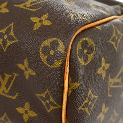 Louis Vuitton Speedy Monogram Canvas, Brown, Canvas, Handbag