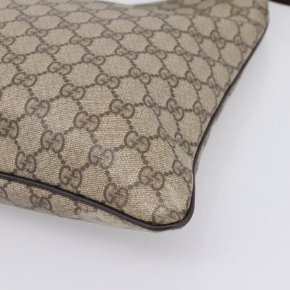 Gucci Zip Top Messenger GG Coated Canvas, Beige, Canvas, Handbag