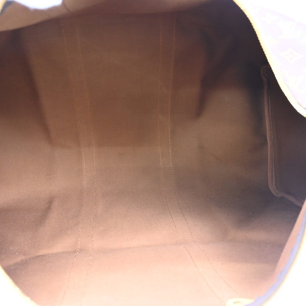 Louis Vuitton Keepall Monogram Canvas, Brown, Canvas, Travel Bag