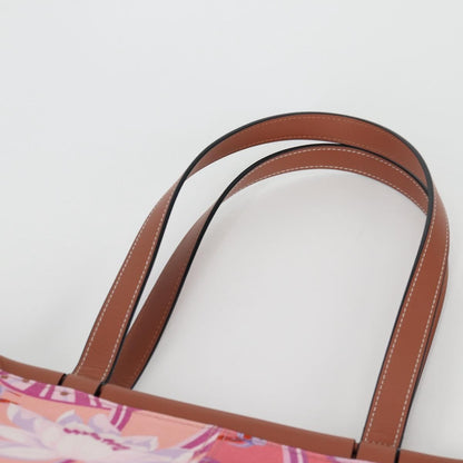 Loewe Paula's Ibiza Cushion Printed Canvas, Pink, Canvas, Tote Bag