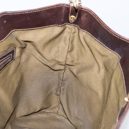 Fendi Vintage Zip Tote Zucca Canvas, Brown, Canvas, Tote Bag