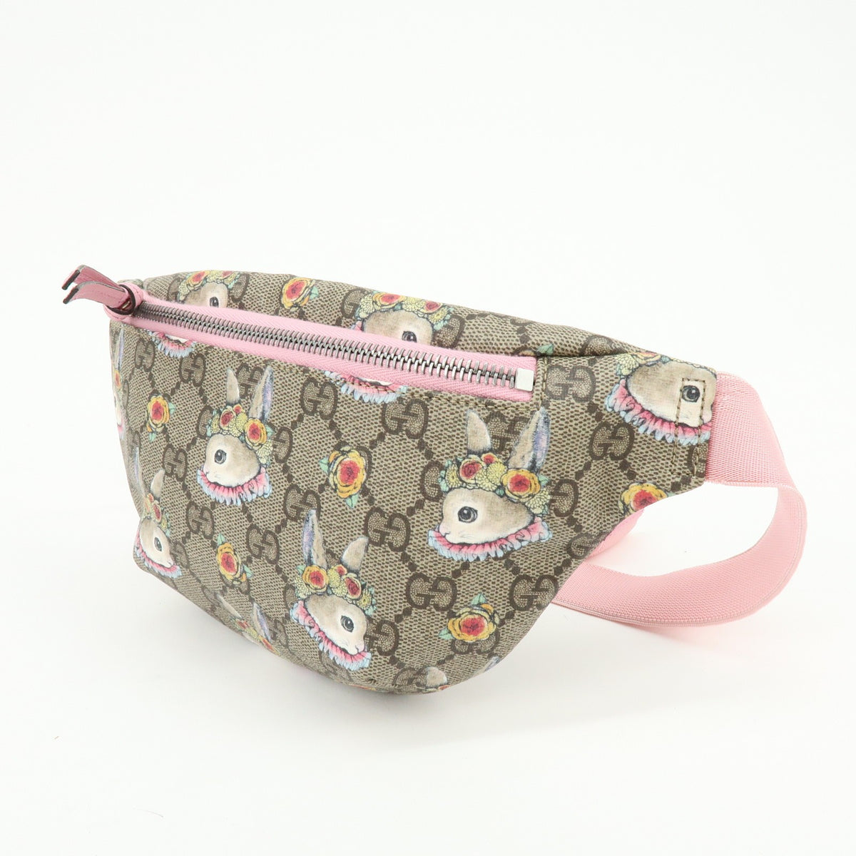 Gucci Children's Belt Printed GG Coated Canvas, Beige, Canvas, Handbag