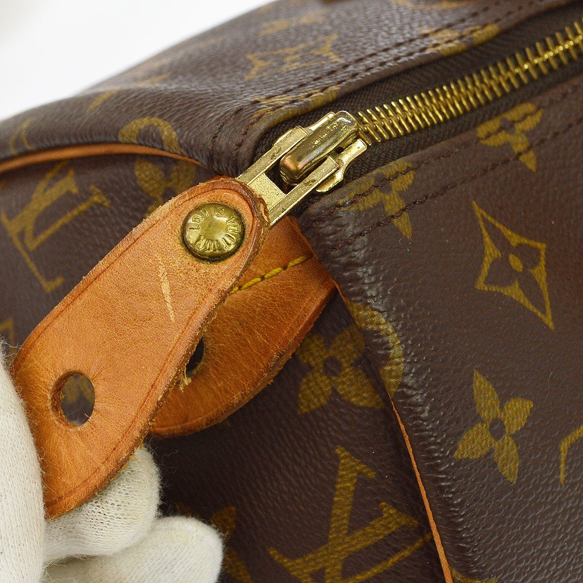 Louis Vuitton Speedy Monogram Canvas, Brown, Canvas, Handbag