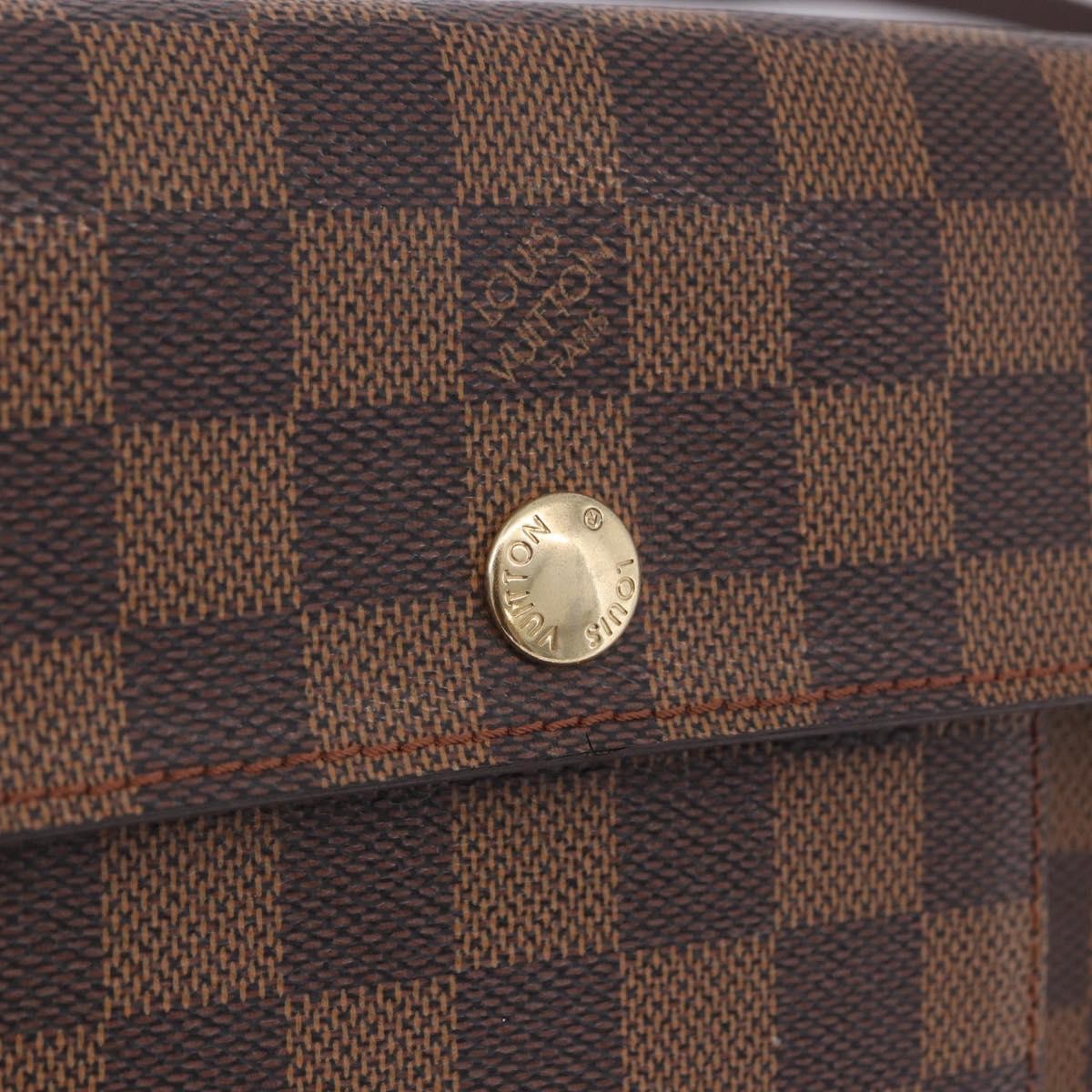Louis Vuitton Pimlico Damier, Brown, Canvas, Handbag