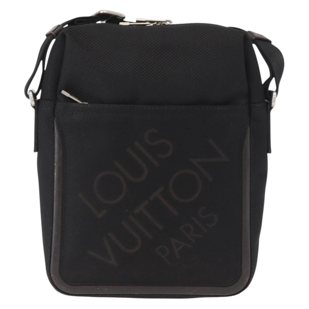 Louis Vuitton Citadin Messenger Damier Geant Canvas, Black, Canvas, Handbag