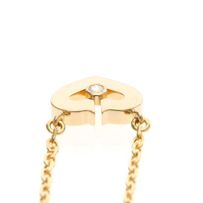 Cartier C Heart de Cartier Pendant 18K Rose Gold with Diamond, Gold, Pink Gold, Necklace